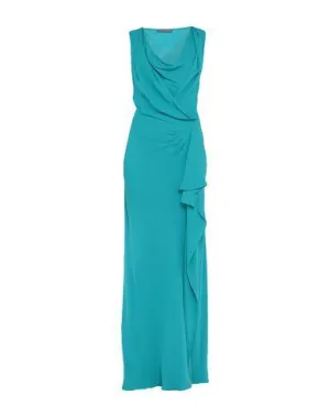 Alberta Ferretti Women Long dress Turquoise 12 UK