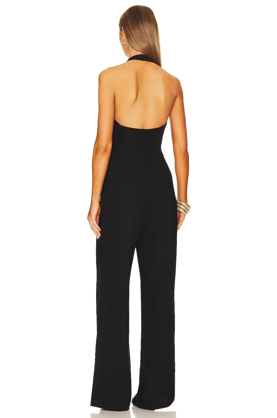 Amanda Uprichard Isadore jumpsuit, black