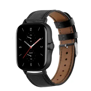 Amazfit GTS 2 Leather Strap (tight-Black)