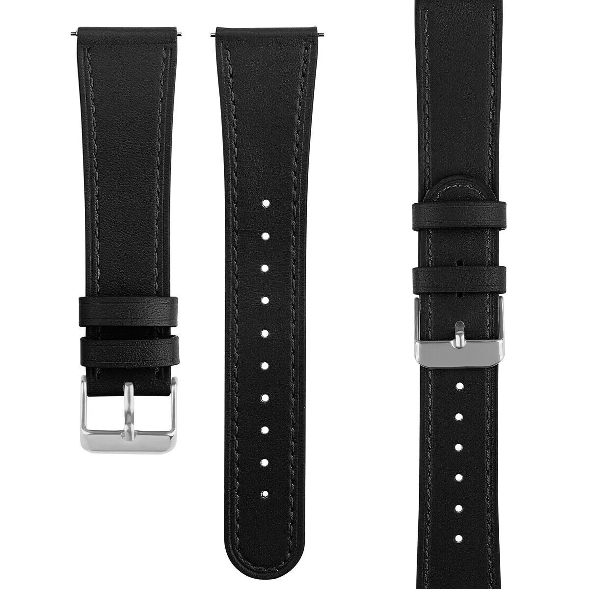 Amazfit GTS 2 Leather Strap (tight-Black)