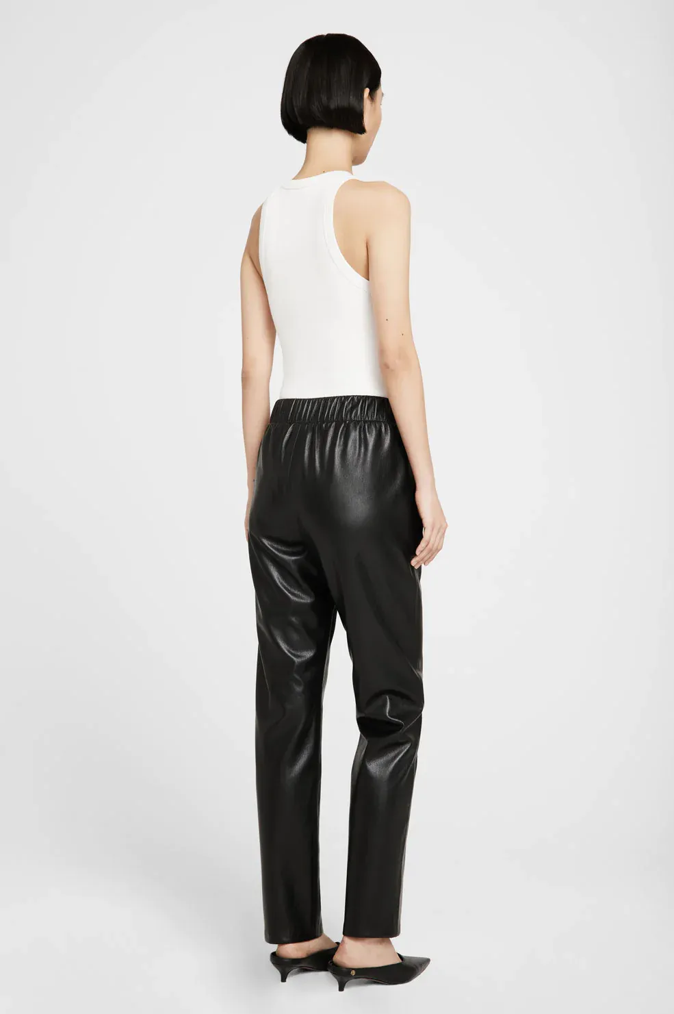 Anine Bing - Colton Track Pant in Black