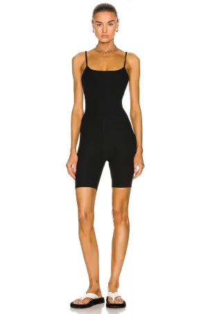 Beyond Yoga Spacedye Get In Gear Biker Jumpsuit in Darkest Night