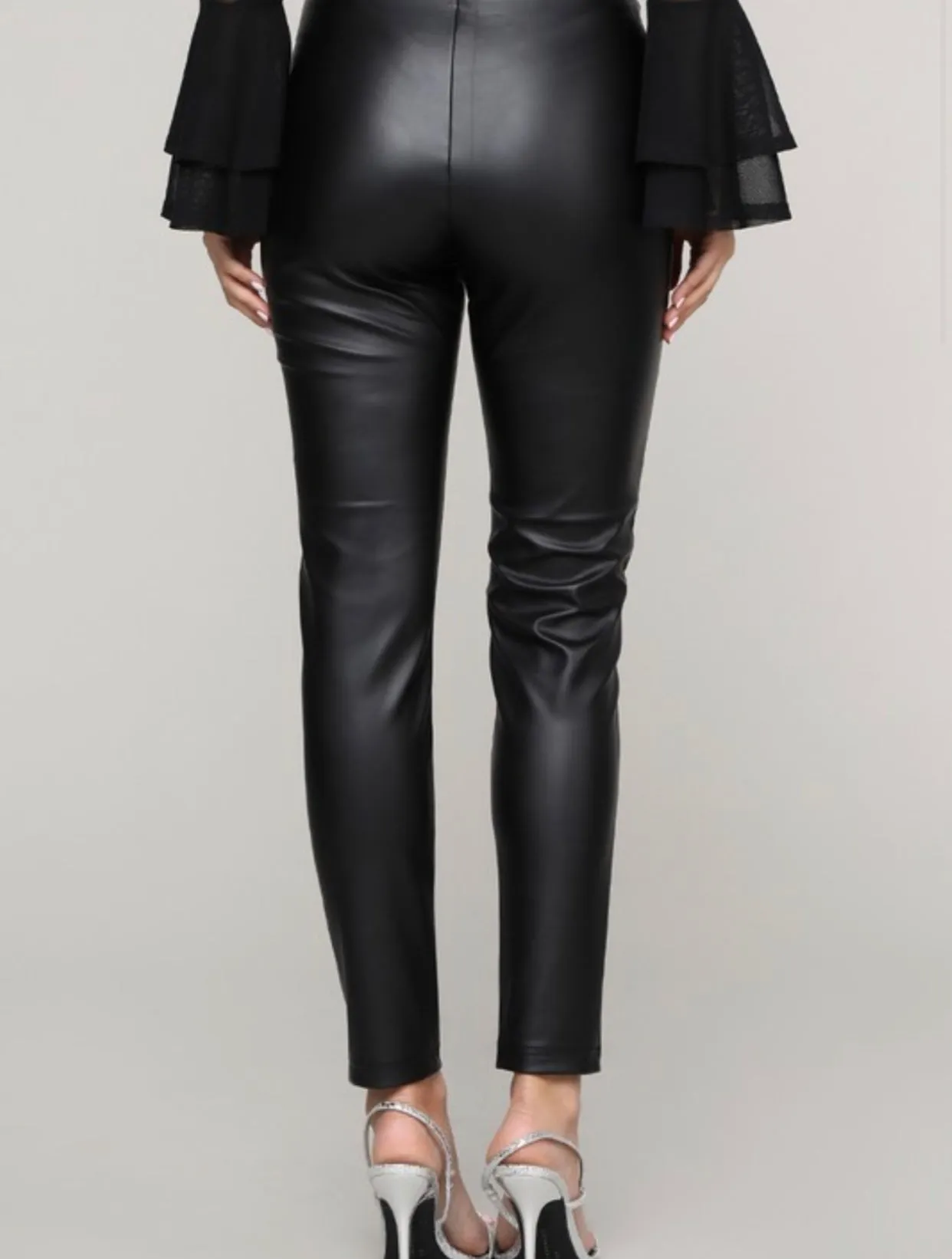 Black leather pants