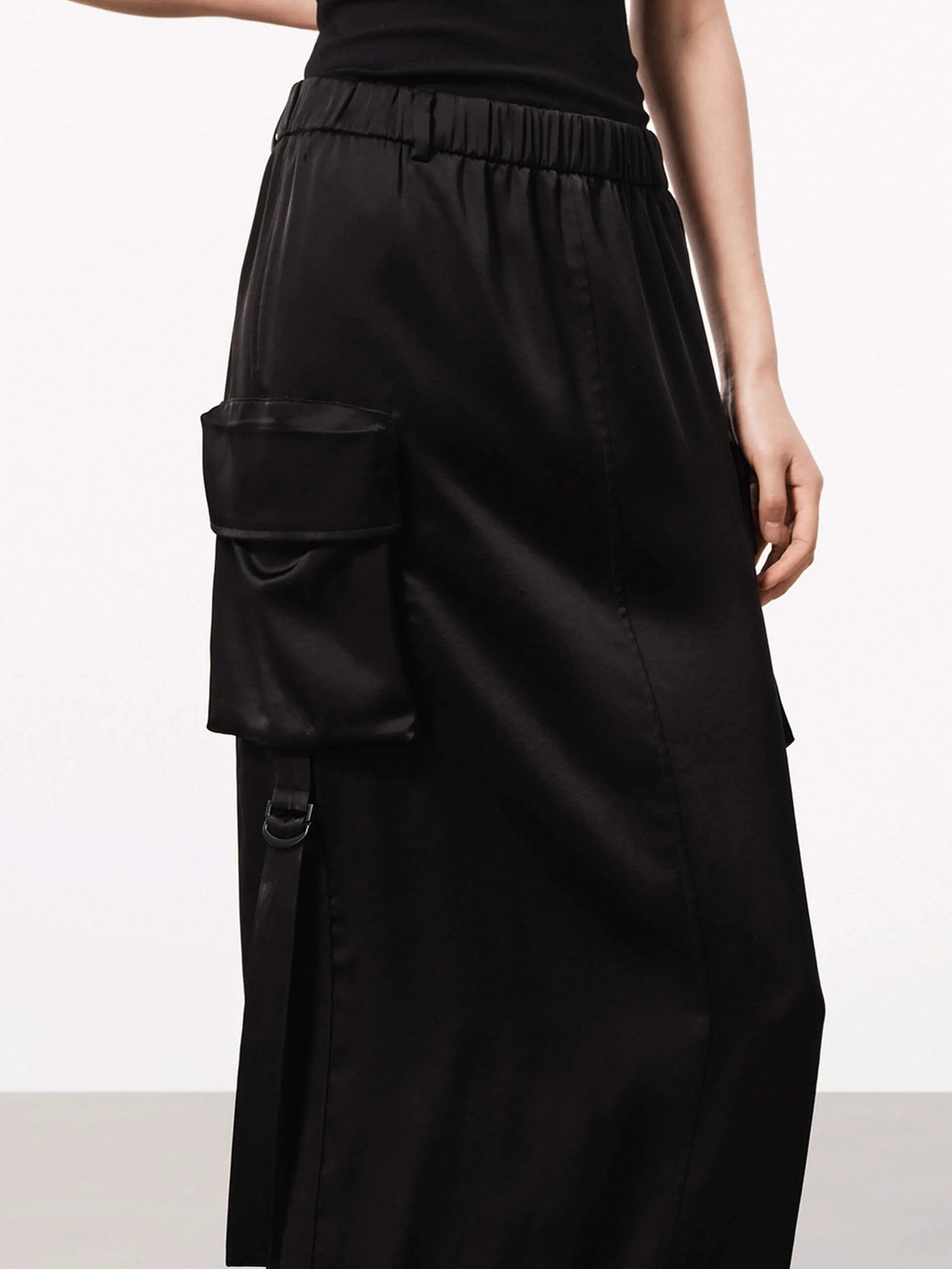 Cargo Style Fitted Dress