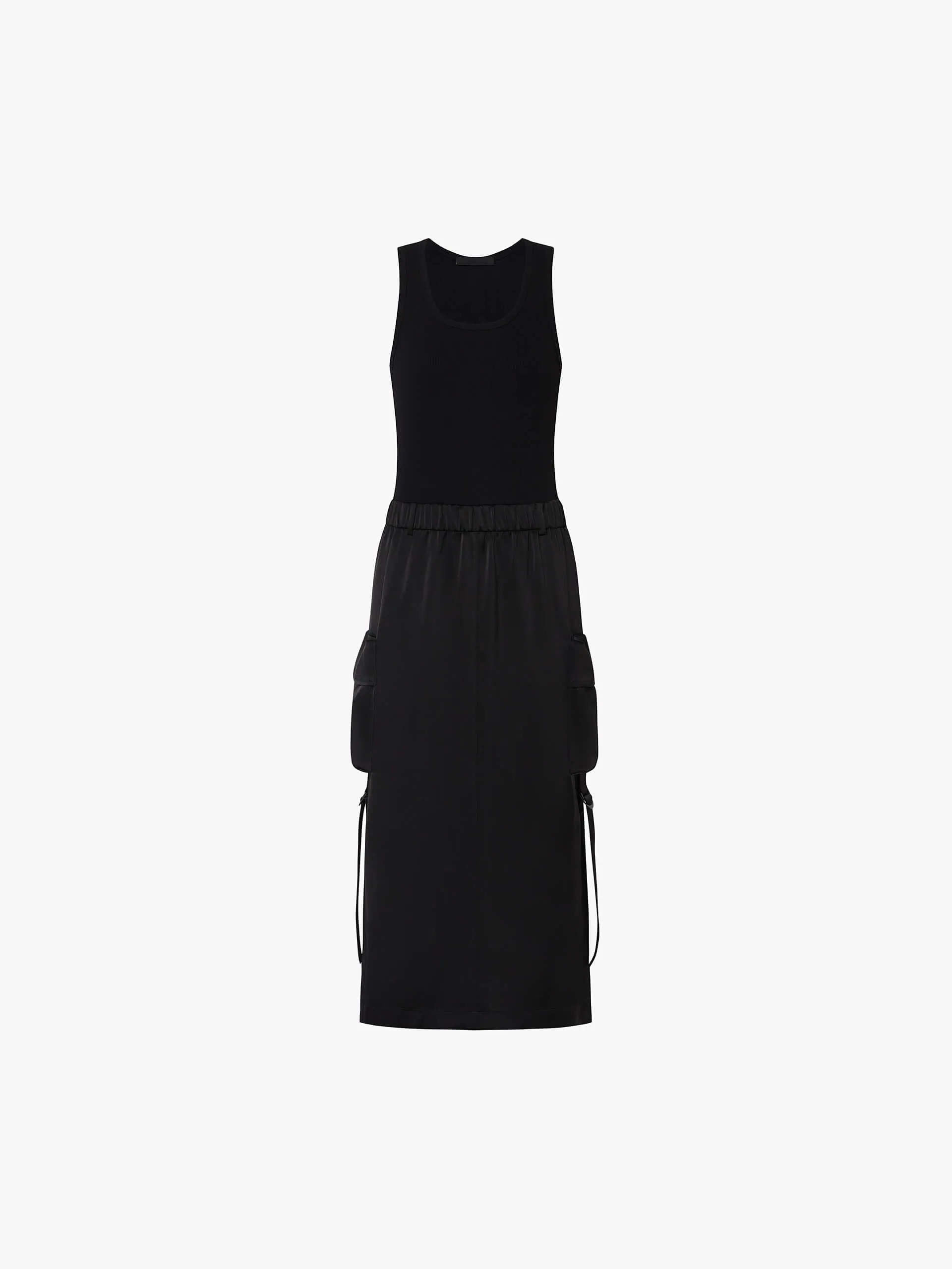 Cargo Style Fitted Dress
