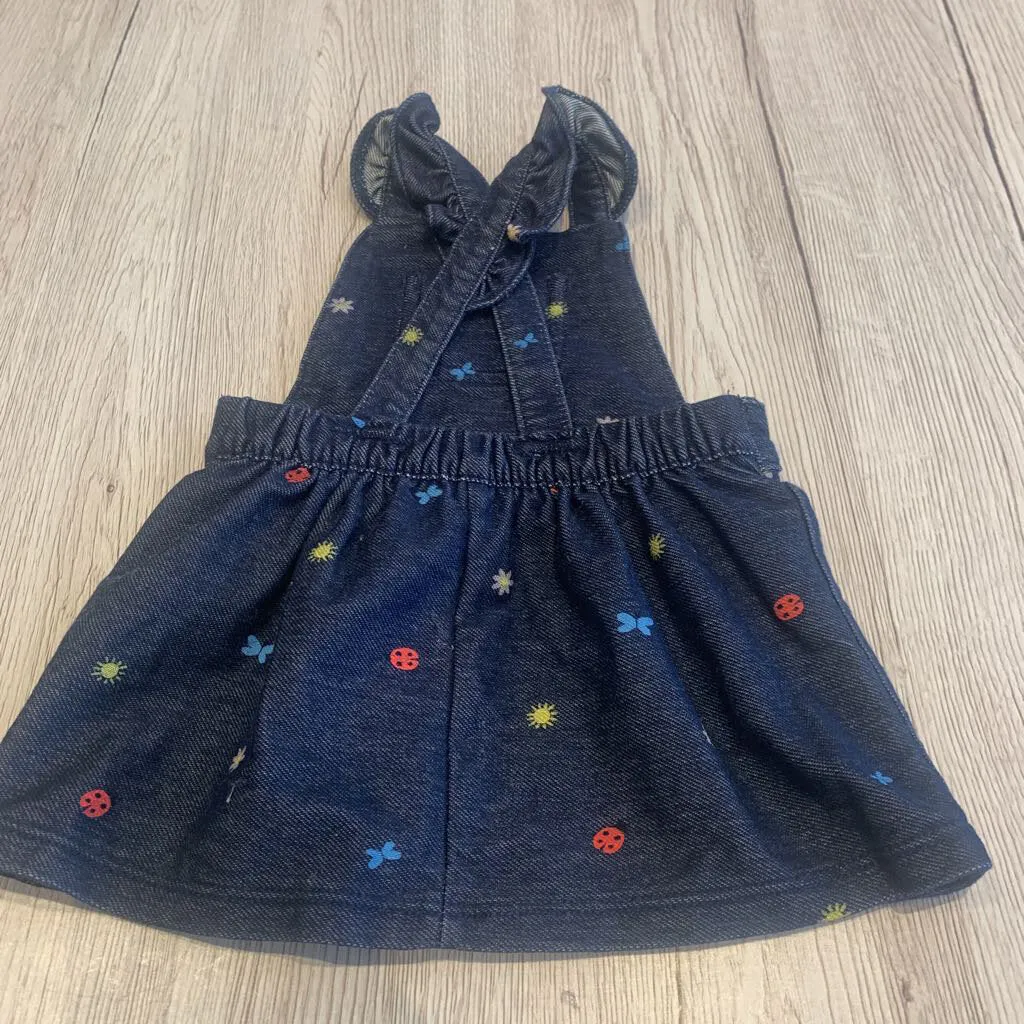 Carter's Blue Overalls Dress 3m