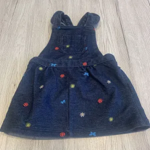 Carter's Blue Overalls Dress 3m