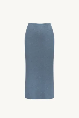 Column Knit Skirt -- Organic Cotton • Cashmere