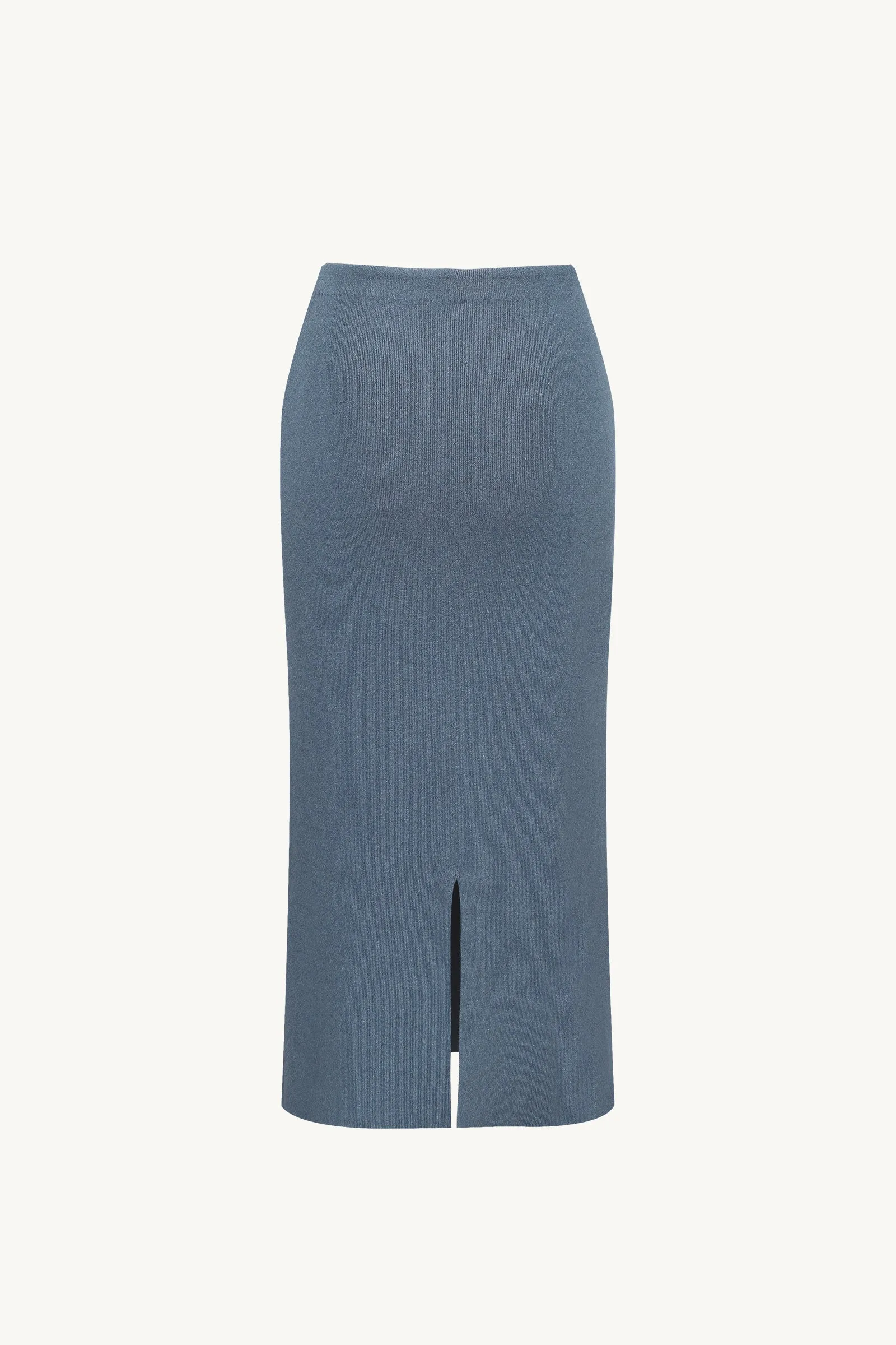 Column Knit Skirt -- Organic Cotton • Cashmere