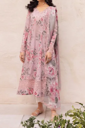 Dahlia by Iznik Unstitched 3 Piece Printed Lawn Collection'2024-DL-09-Whisper