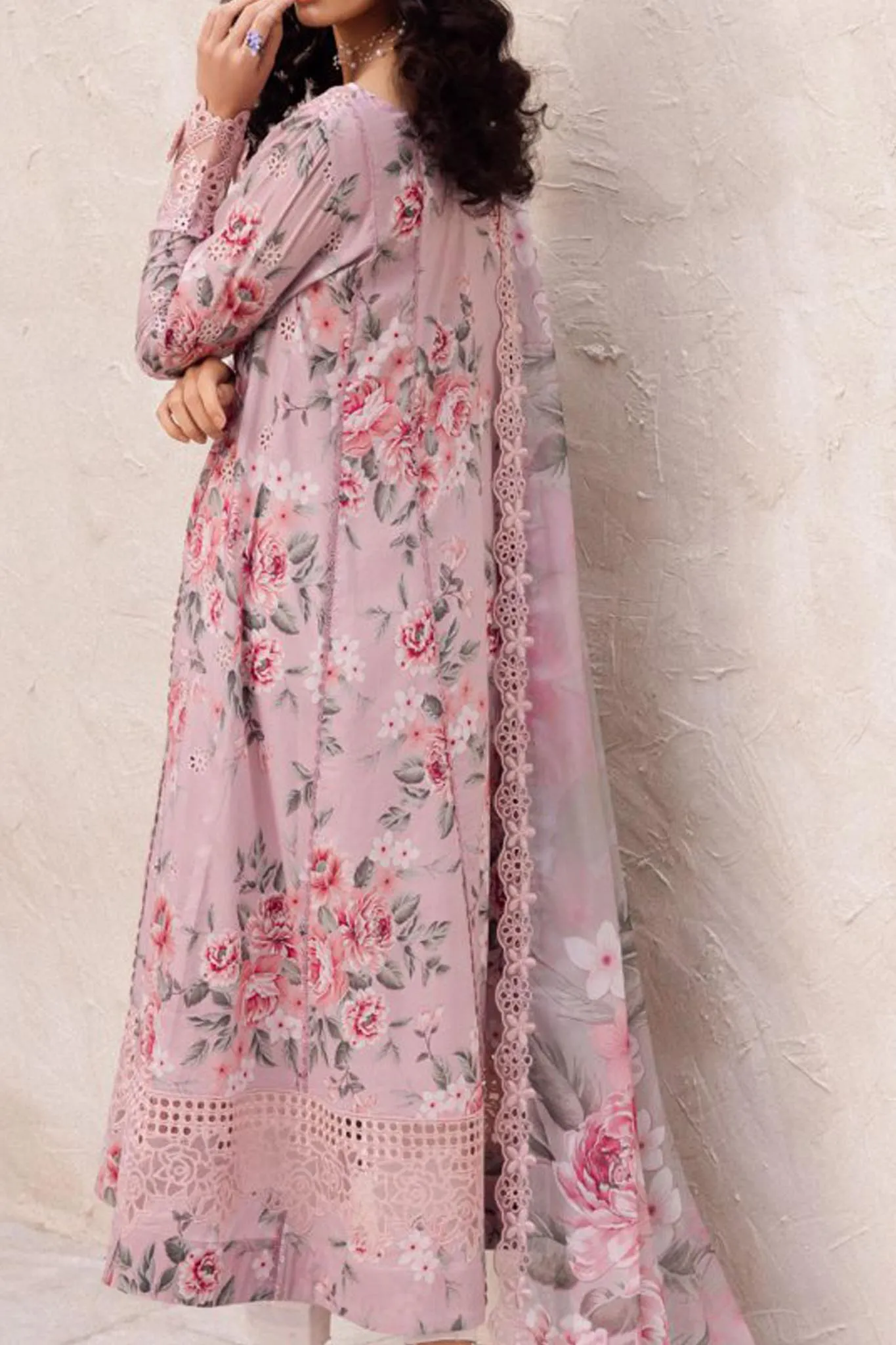 Dahlia by Iznik Unstitched 3 Piece Printed Lawn Collection'2024-DL-09-Whisper