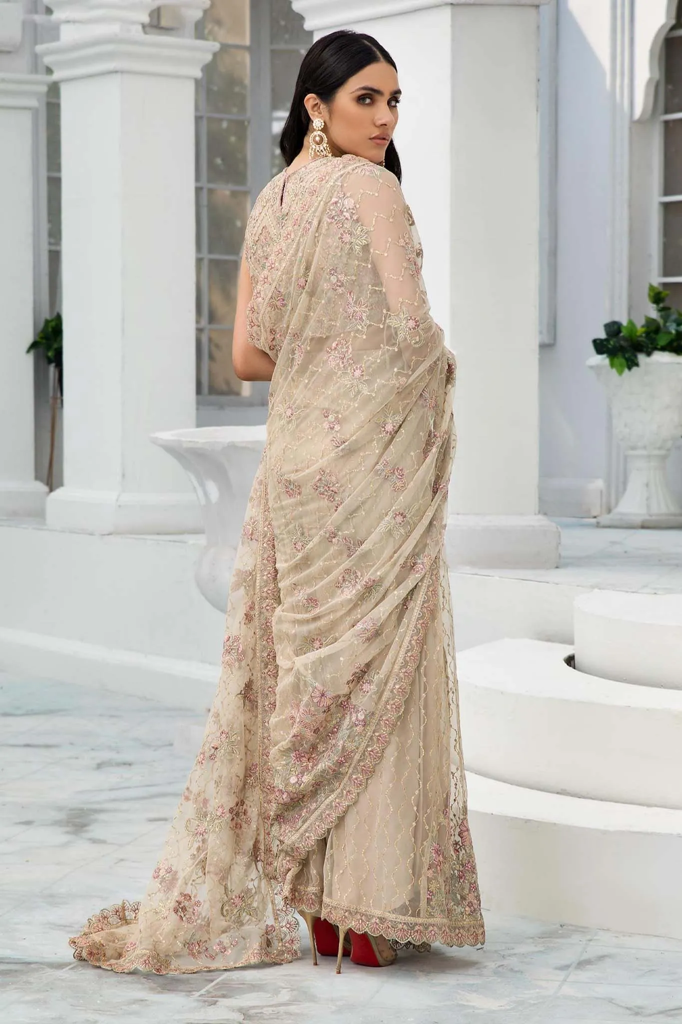 De Luxury by Zarif Unstitched 3 Piece Formal Collection'2022-ZDL-08