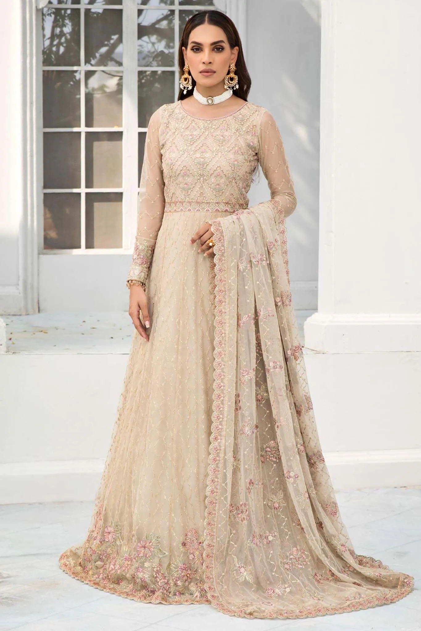 De Luxury by Zarif Unstitched 3 Piece Formal Collection'2022-ZDL-08