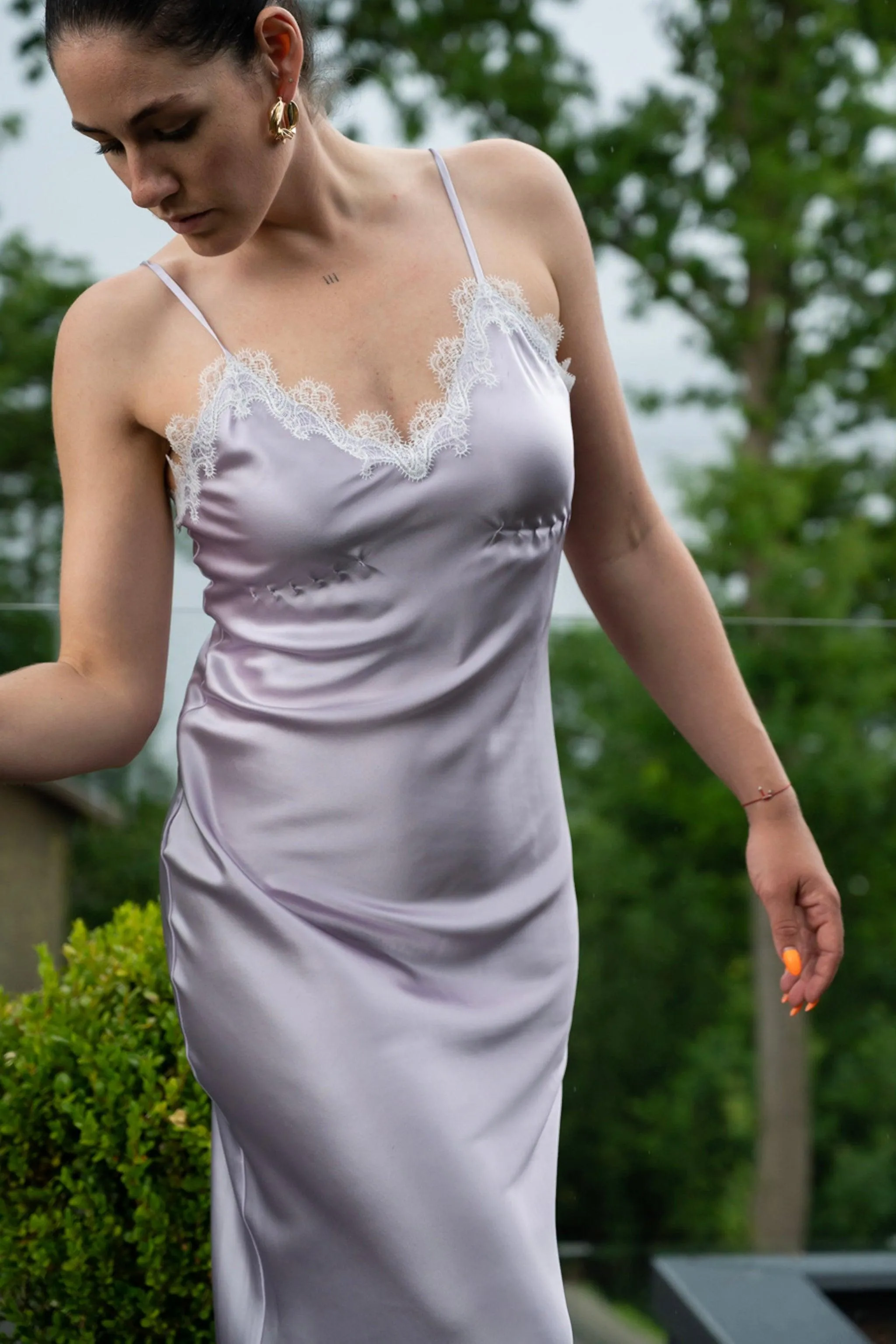 Elisabeth silk slip dress, 8 colors