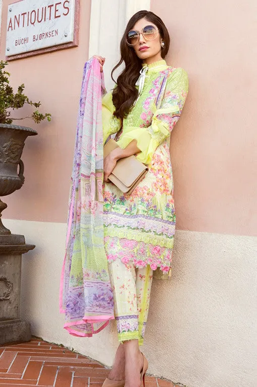 Farah Talib Aziz Spring/Summer Lawn 2017 – Fluerette Kiwi 10B