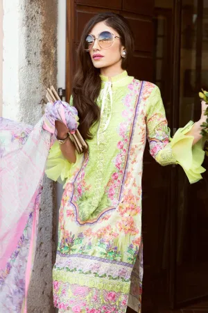 Farah Talib Aziz Spring/Summer Lawn 2017 – Fluerette Kiwi 10B