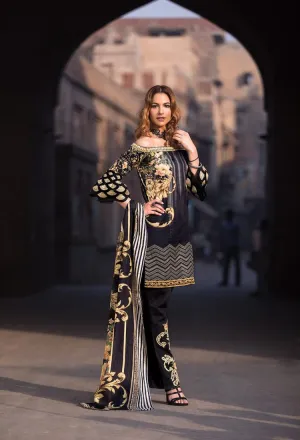 Firdous Eid Exclusive Collection 2017 – EE-08 Safari Noir