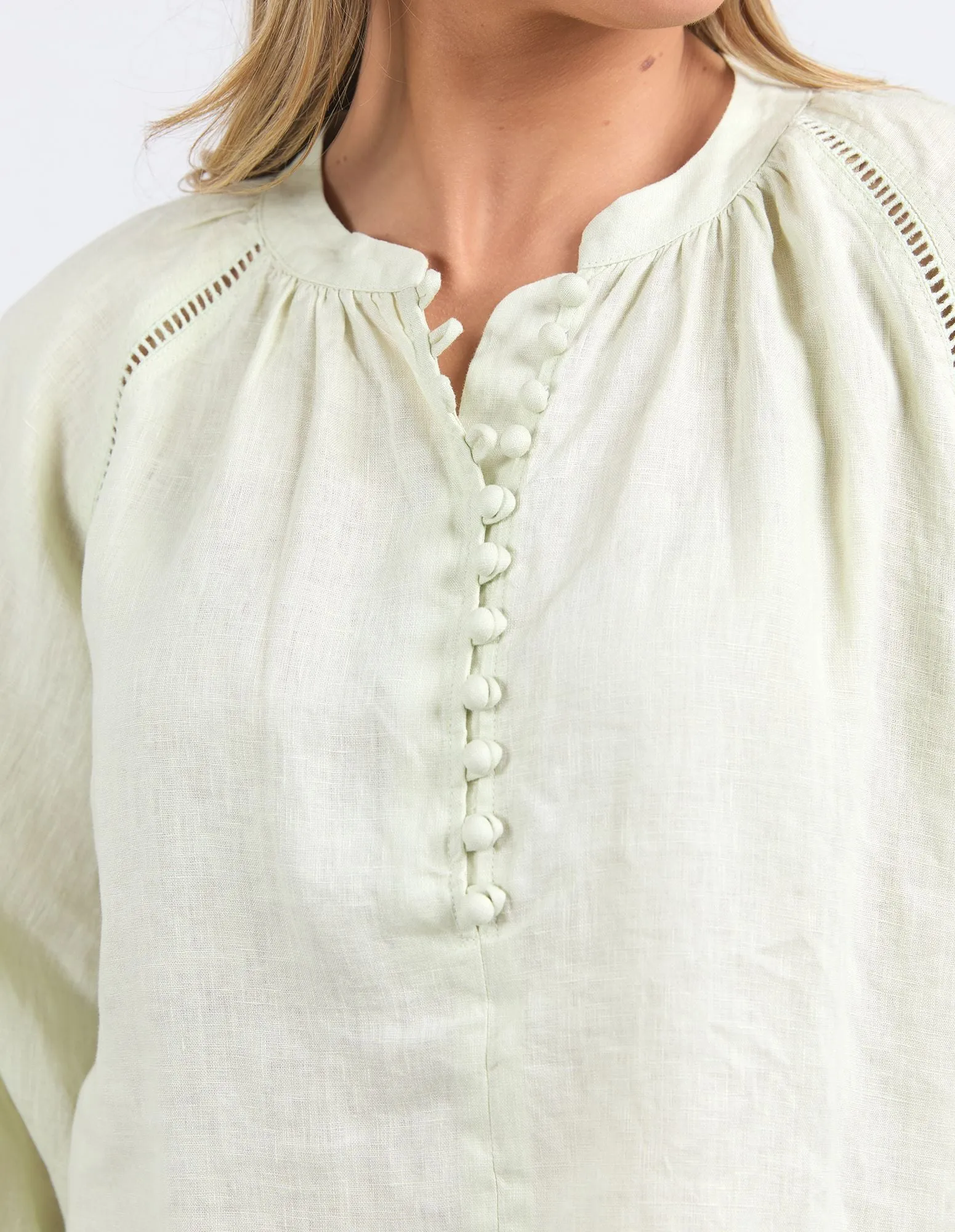 Foxwood - Corsica Blouse - Fog Green