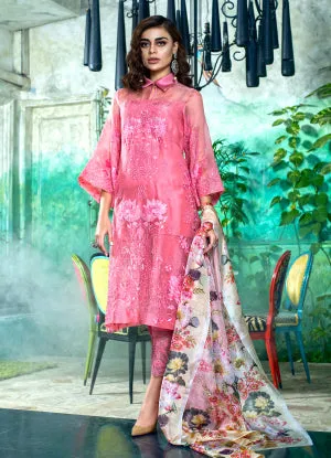 Honey Waqar Bouquet de Fleur Luxury Silk Collection 2018 – Rose Pampam 03