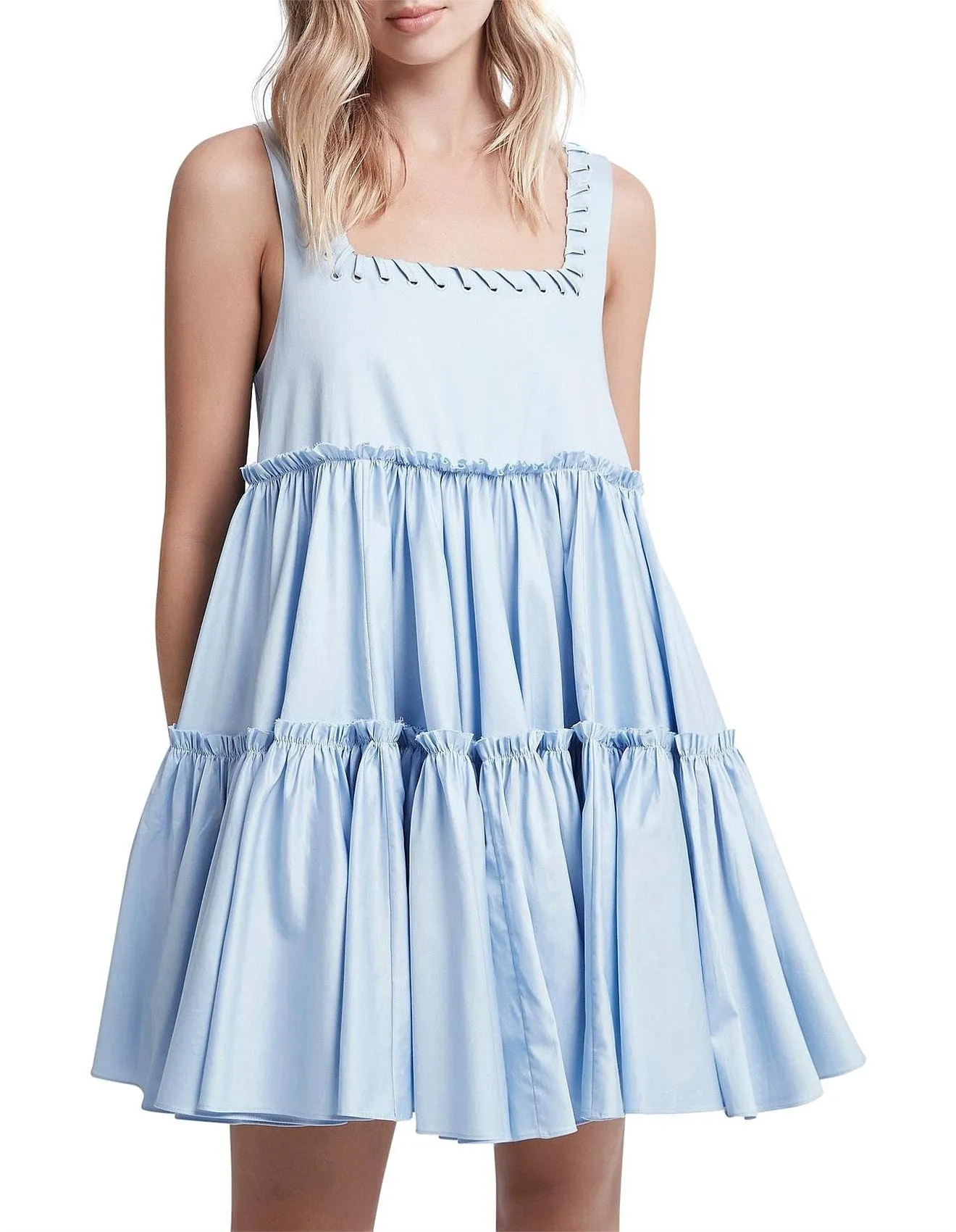 Hushed Mini Dress Sky
