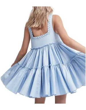Hushed Mini Dress Sky