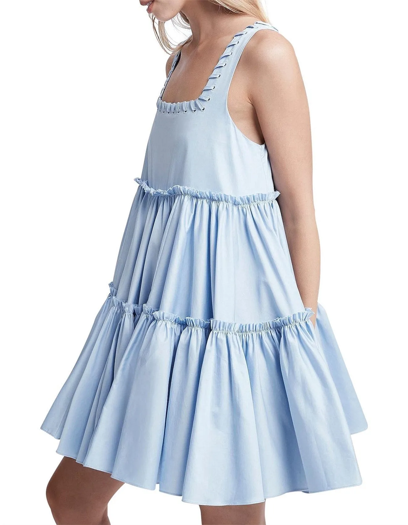 Hushed Mini Dress Sky