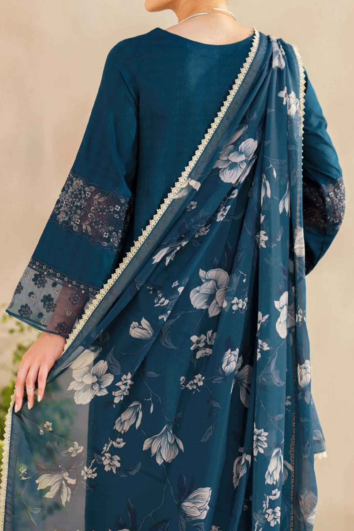 Iznik Unstitched 3 Piece Festive Embroidered Lawn Collection'2024-SFL-01