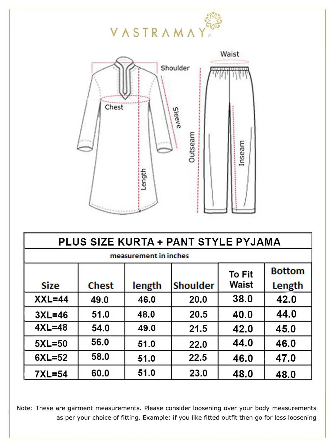 Jashvi Men's Plus Size Burgundy Silk Blend Kurta Pant Set