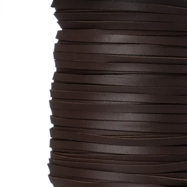 LACING DARK BROWN 5MM X 50MT
