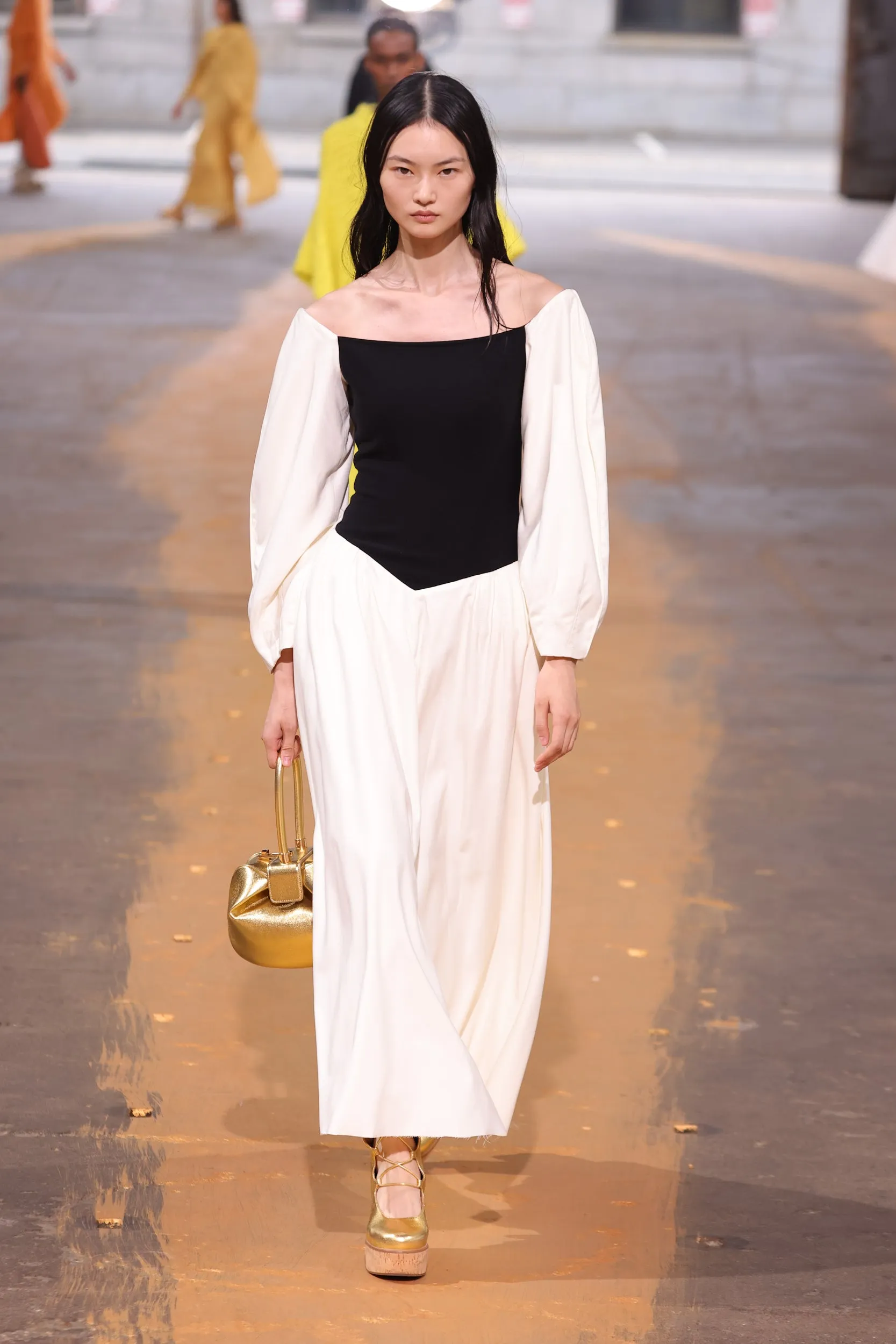 Lani Dress in Ivory Washed Silk