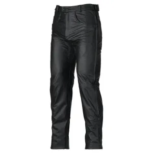 LP1000 Black Motorcycle Leather Overpants