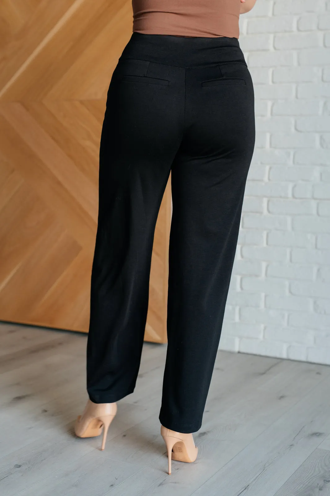 Magic Wide Leg Pants in Black - 10/24