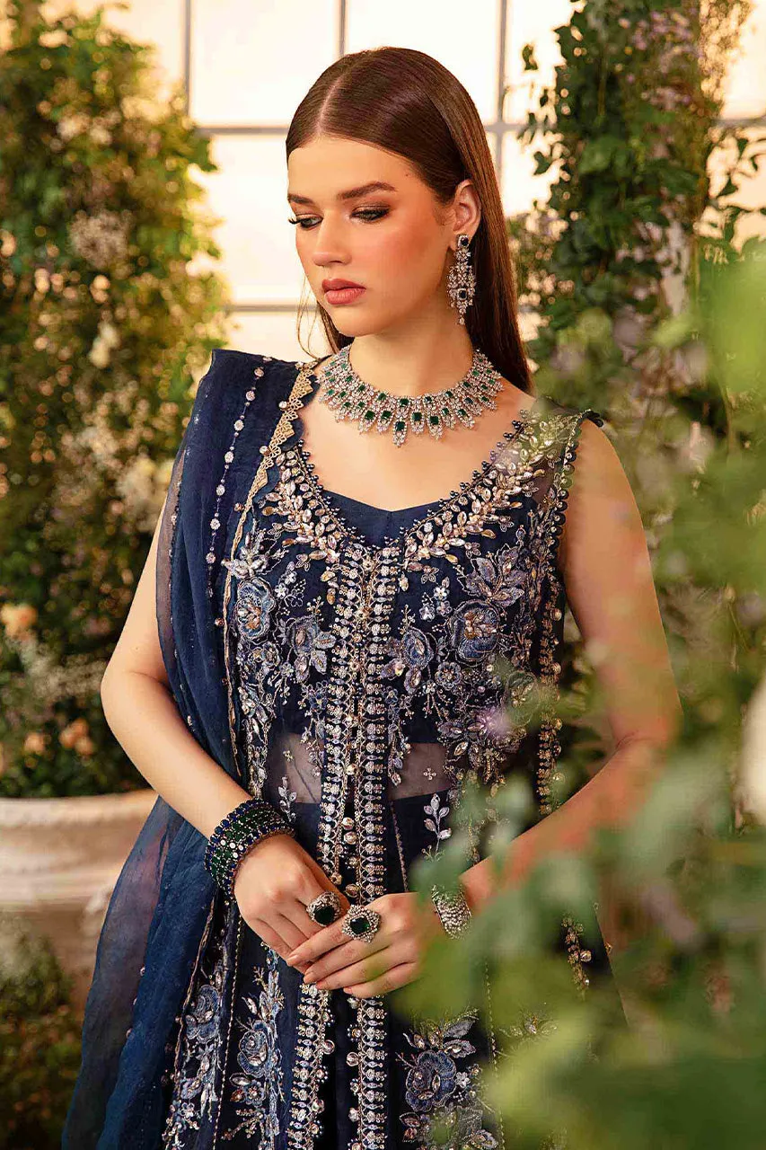 Mbroidered'24-3 Piece Unstitched Embroidered Organza Suit  BD-2901