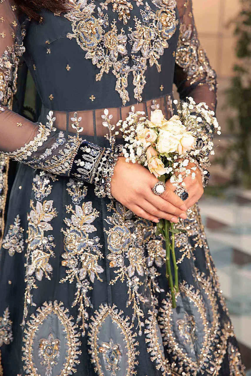 Mbroidered'24-3 Piece Unstitched Embroidered Organza Suit  BD-2901