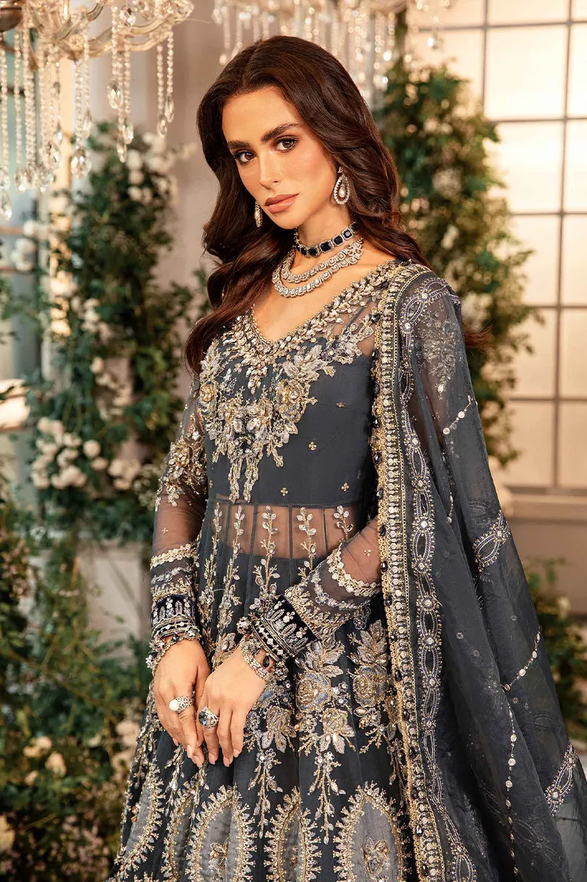 Mbroidered'24-3 Piece Unstitched Embroidered Organza Suit  BD-2901