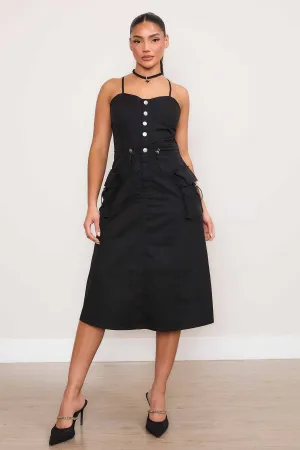 Nylon Cargo Dress