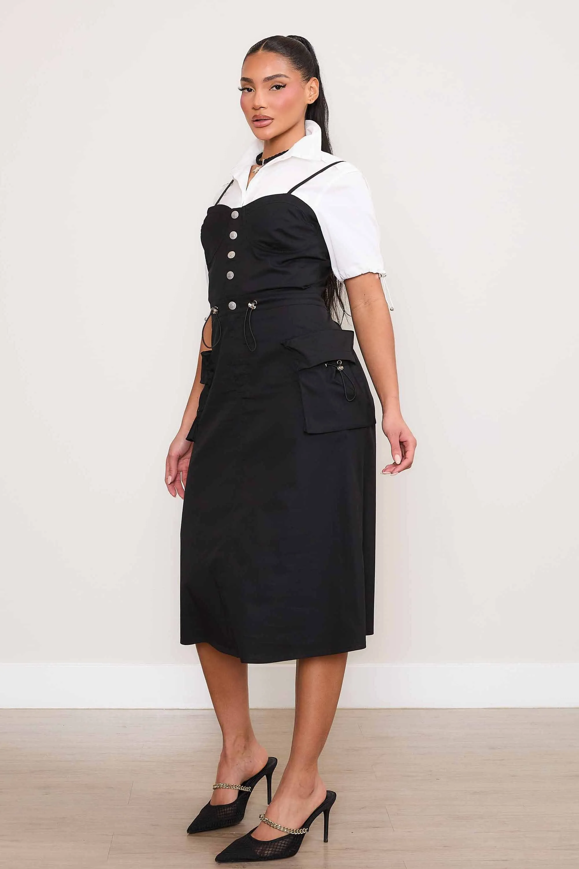 Nylon Cargo Dress