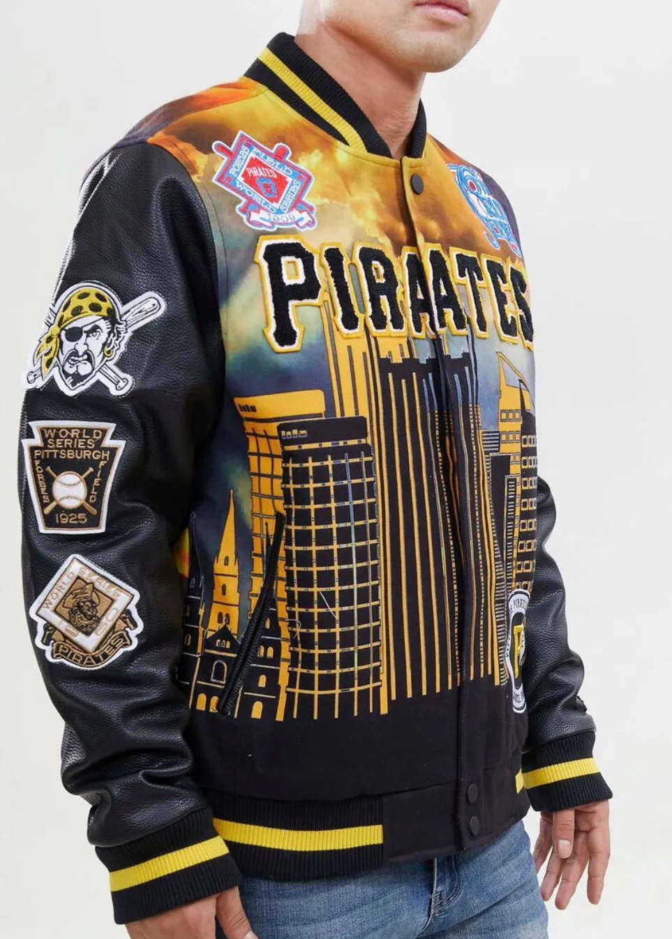 Pro Standard Pittsburgh Pirates World Series Varsity Jacket
