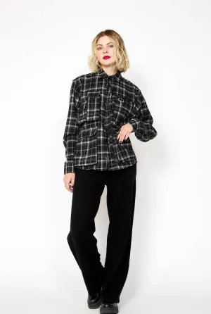 REESE COOPER Cargo Pocket Flannel Shirt