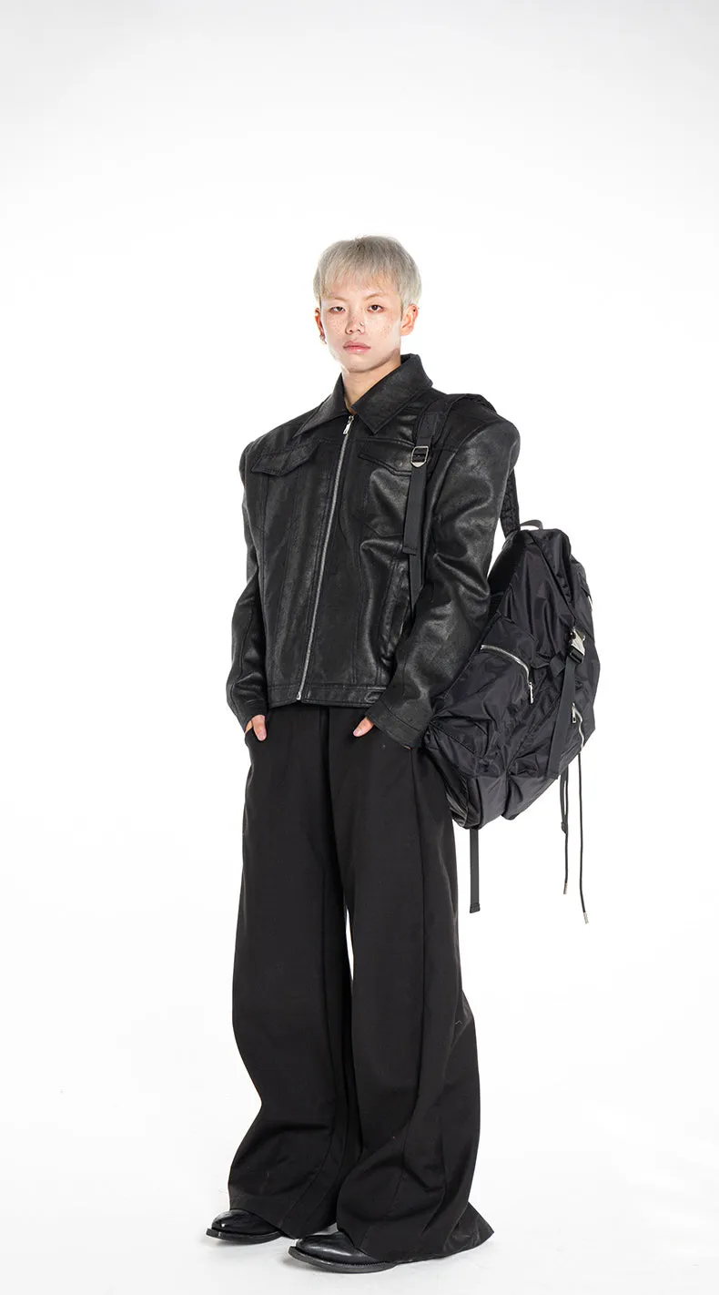 Short Leather Jacket
