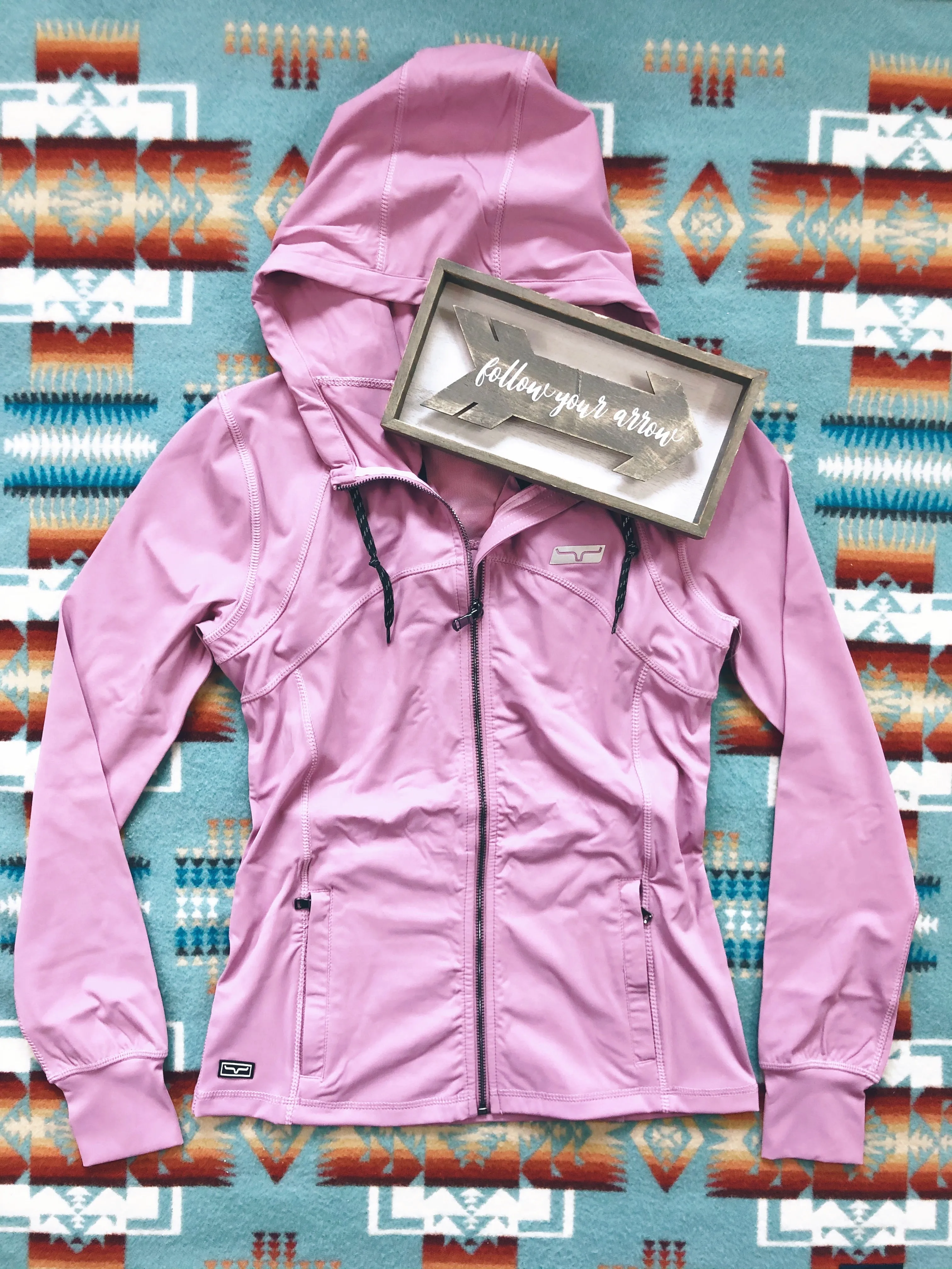 The Laredo Zip Up in Pink