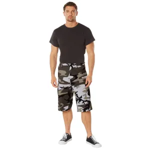 X-Long Fatigue Shorts- Urban City Camouflage