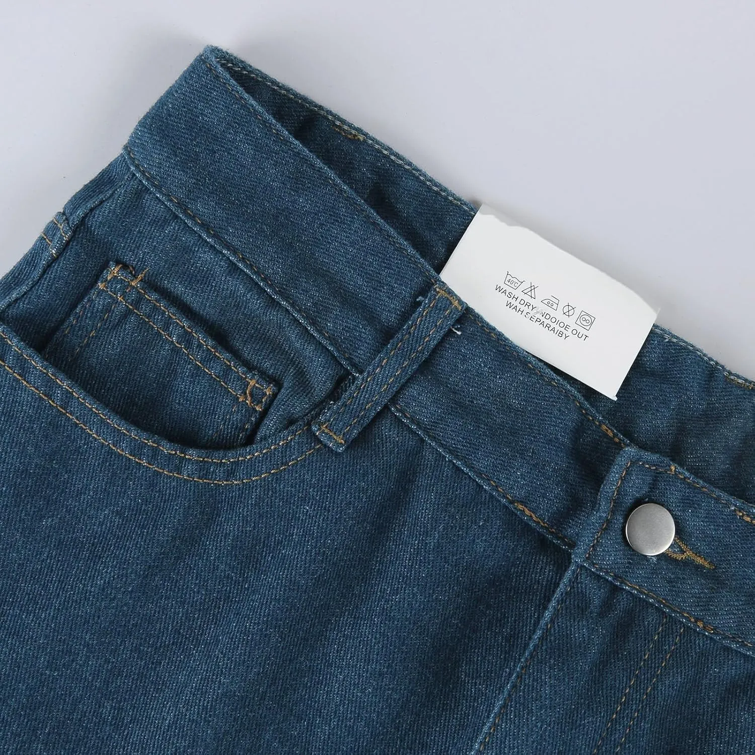 Yesunpxs Women Wide Leg Jeans 2025 Trendy Jeans Stretchy High Waisted Denim Pants with Pockets Trendy Casual Trouses